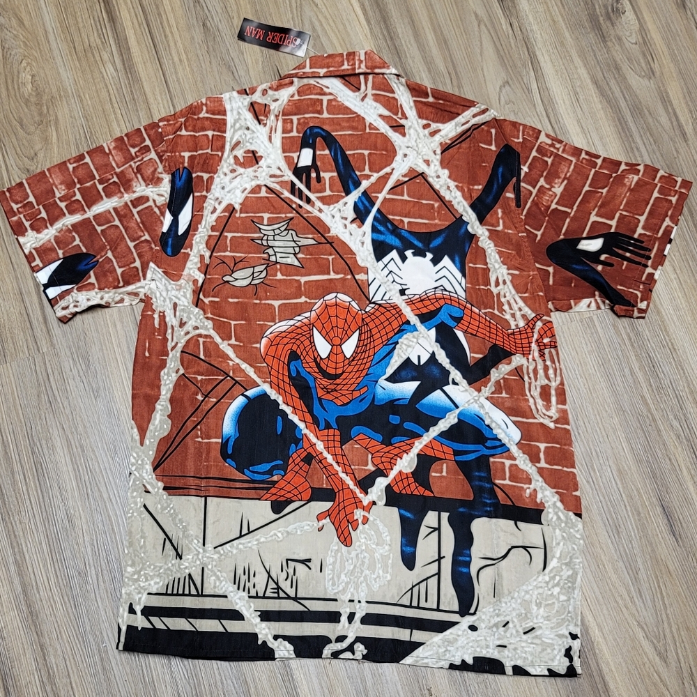 Spiderman Button-up Shirt - Picture 3 of 4